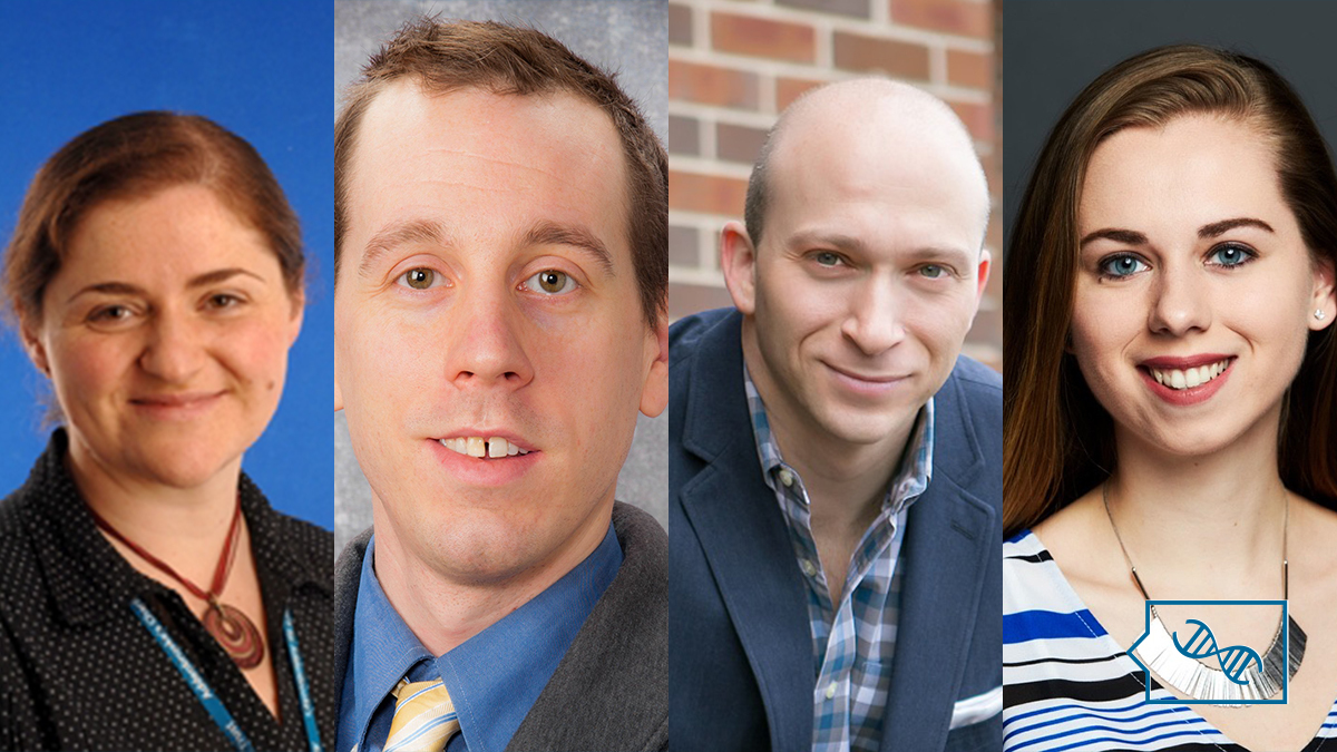Side by side Headshots of Dr. Amy Taylor, Andrew McCarty, Scott Weissman, and Kira Dineen